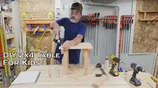 DIY How to Build This Small 2x4 Kids Outdoor Table
