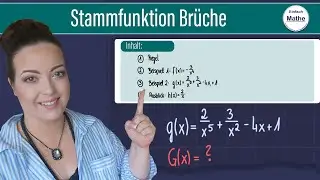 Stammfunktion von Br&uuml;chen mit Variable im Nenner