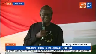 Gov. Ochilo Ayacko WELCOMES CS Mbadi in Migori for the Privatisation & National Budget Dialogue