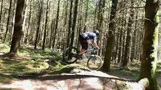 Full shot MTB BIKE FOD SUMMER jump gap JUMP Uk Gloucester FOD