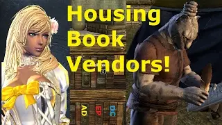 ESO Housing Book Vendors! Locations (Readable Books for Furnishing) Elder Scrolls Online