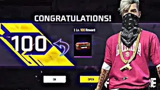 Highest 100 Level Player In Free fire !! 100 level up reward freefire #top1