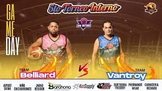 5TO TORNEO INTERNO SAN ANTONIO ❌TEAM BELLIARD VS TEAM VANTROY‼️