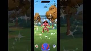 #Shiny #Genesect from mission. Not a one hit catch.  #pokemongo #pokemon #shinygenesect
