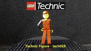 Lego Technic Figure BrickLink ID tech028 (appeared in sets 8660 8680)