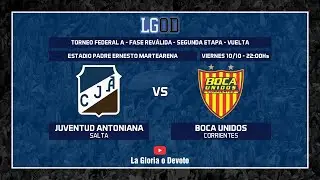 Juventud Antoniana vs Boca Unidos | Fase Rev&aacute;lida | Segunda Etapa | Vuelta | Federal A