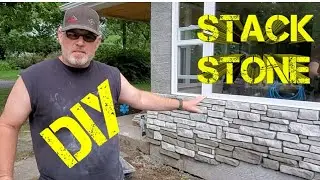 How to install DIY Stack Stone from molds