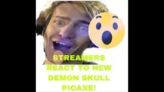 Streamers React To New Demon Skull Picaxe!