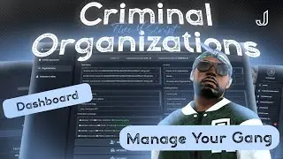 Criminal & Illegal Organization System FiveM Script | ESX/QB-Core & QBox | Jota Dev
