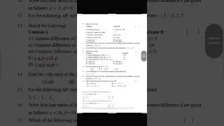 AP POLYCET 2025- MATHEMATICS- ARITHMETIC PROGRESSIONS - IMPORTANT QUESTIONS