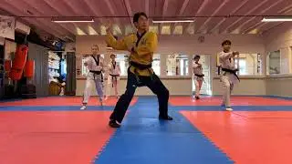 Hwa Rang Norway  GRUNNSLAG Spark teknikker og one step sparring gult til sort belte