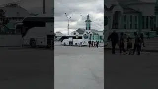 Novosibirsk Main Bus Station Car Ticket office Railway Station Garin Mikhailovsky Square NSK ...