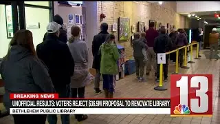 Voters reject $36.9 million proposal to renovate Bethlehem library