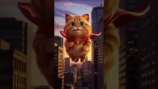 Flying Fluffball: Cutest Cat Defies Gravity!