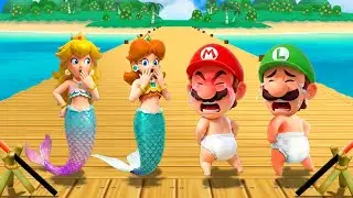 【マリオパーティ9】人魚プリンセスVSビキニブラザーズ！勝つのはどっち！？4K UHD (2160P)