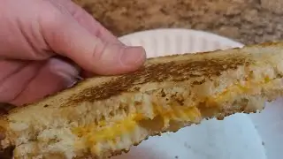 Grilled Cheese Sandwich from my homemade bread! #Cooking #EverDave