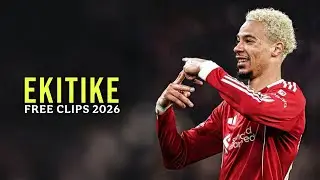 Hugo Ekitike 2026 &bull; 4K Free Clips &bull; Best Scene Pack with Commentary &bull; No Watermark
