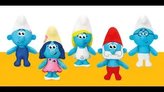 Smurfs McDonald's Happy Meal Plush Collectibles UK September 2022!