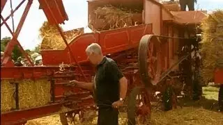 Threshing Machine Here's One Threshing Away #steamengines #steampowered