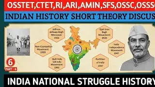 Modern Indian History timeline part-6 &7/ Indian History/#ossc#osssc #otet_2025 #osstet #history 
