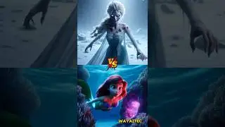 Zombie Elsa Vs Ariel,Moana,Doll Anabel,Rapunzel,Snow White #disney #elsa #ariel #rapunzel #moana