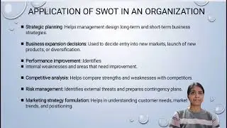 Presentation on My Swot analysis| Organization Behaviour 