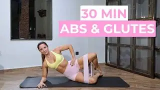 30 MIN ABS & GLUTES PILATES WORKOUT | MINI BAND OPTIONAL