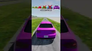 Small & Big Cars Vs Monster Truck #beamngdrive