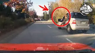 Road rage and angry drivers. Cut off situations  2020