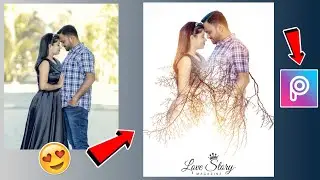 Picsart Love Story Photo Editing | Couple Photo Editing Mobile | Pre Wedding Photo Editing Mobile