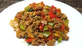 Carne Molida con Verduras/Carne Picada con Verduras/picadillo a la habanera