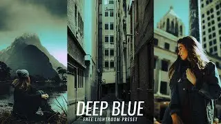 Deep blue tone lightroom presets | Moody Blue Preset |  Lightroom Mobile Preset