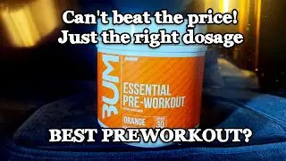 BUM Essential Preworkout by RAW Review.