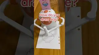 How do you draw rice? #drawing #funny #robotart #draw #rice #automobile #ai