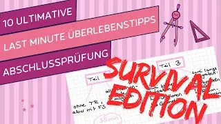 10 Last Minute Tipps | Abschlussprüfung Realschule Mathe | Survival Edition