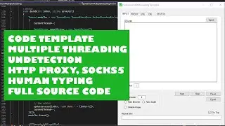 Undetected Chromedriver C# Selenium Multilple threading Template with UI