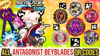Все антагонистические бейблейды на свободе: QR-коды раскрыты | Приложение Beyblade Burst | Freest...