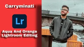Aqua And Orange Lightroom Editing !! Unique Editing Zone