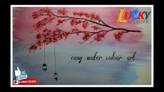 Easy water colour for beginners by lucky art work