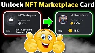 How to unlock NFT Marketplace card hamster kombat | Unlock daily combo card NFT Marketplace