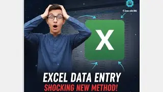 Most useful tool for data entry operator, MS excel powerful method to enter data must watch