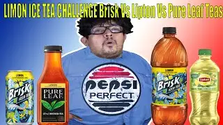 ICE TEA CHALLENGE #2  Brisk Vs Lipton Vs Pure Leaf Teas Limon Tea