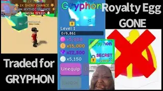 Royalty egg GONE. Traded for a Gryphon secret pet! Bgs