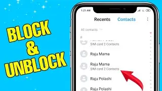 How to block & unblock contact number in xiaomi || Android Apk Master 🔥🔥🔥