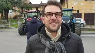 Robecco sul Naviglio: decine di trattori a Casterno per la festa del Ringraziamento