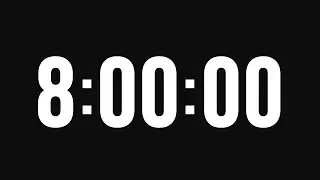 8 Hour Count Up Timer
