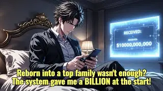 Reborn into a top family wasn't enough? The system gave me a BILLION at the start!