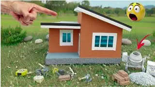 World&rsquo;s Smallest 😱Dream Home🏠? Building a Realistic Miniature House ✨🧱 @HMbuildx