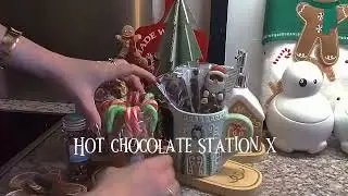 hot chocolate station!!! Xxx