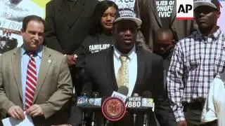 Men who say they were wrongfully convicted in New York are demanding swifter reviews of their cases.